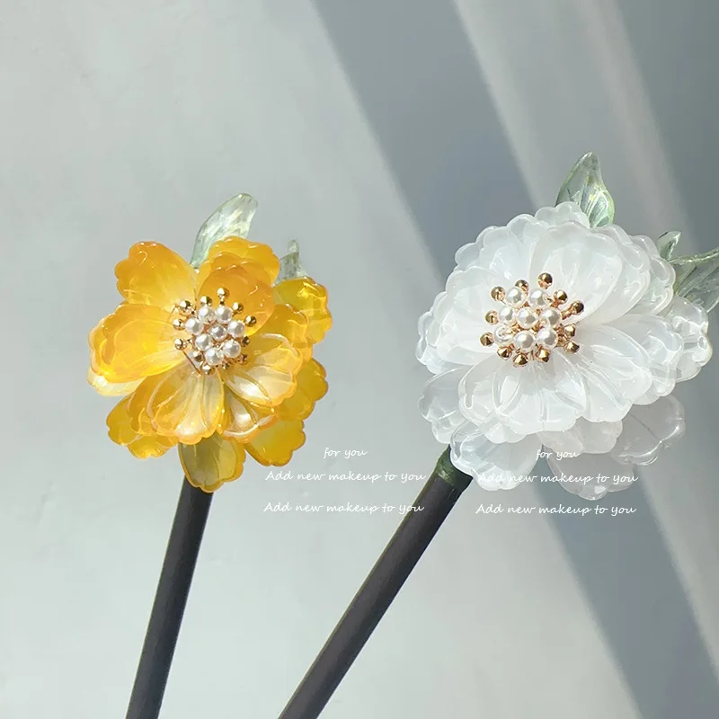 Керамические серьги с цветами милые возрастные повседневные Джокер для одной