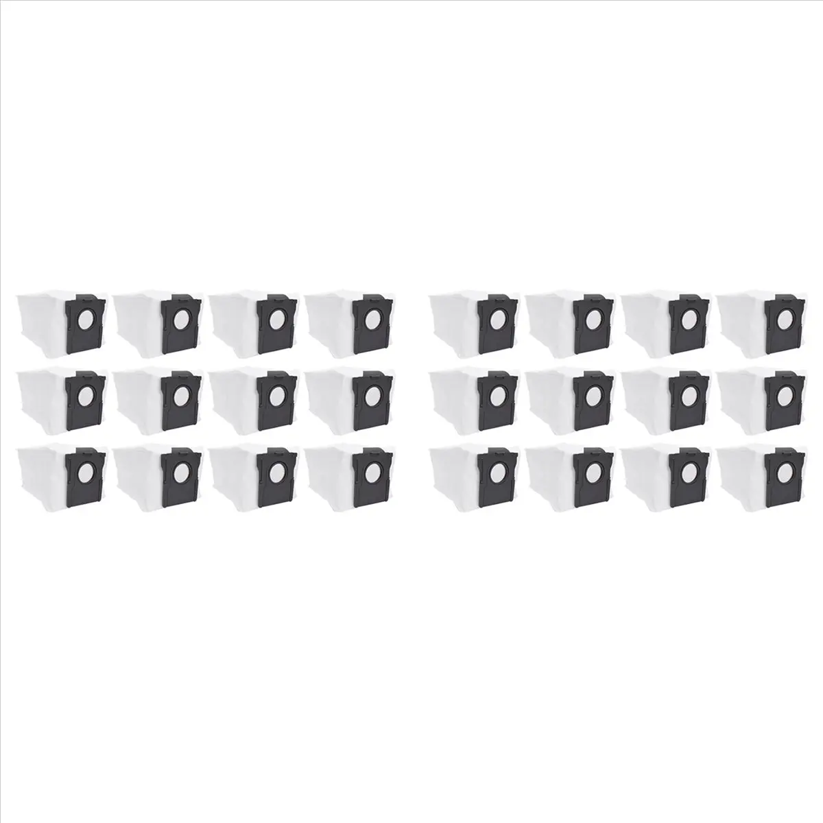 ABUL-24PCS Сменные мешки для сбора пыли для пылесосов Dreame Bot X40  X40 Pro  X40 Ultra, нетканые мешки для мусора (art.: 3920d83552daa) - 3920d83552daa