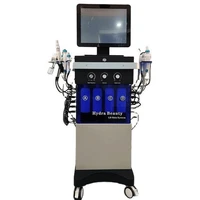 professional hydrafacial machine oxygen jet facial device 14 in 1 hydra aqua skin analyzer facial dermabrasion machine