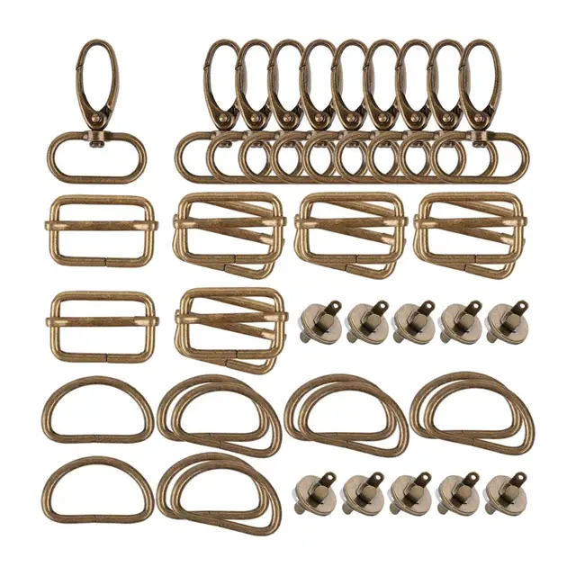 Metal Purse Hardware Set Swivel Clasp Slide Buckles Clasps Key Chain for  DIY Wallet Bag Making Bracelet Supplies Webbing | АлиЭкспресс