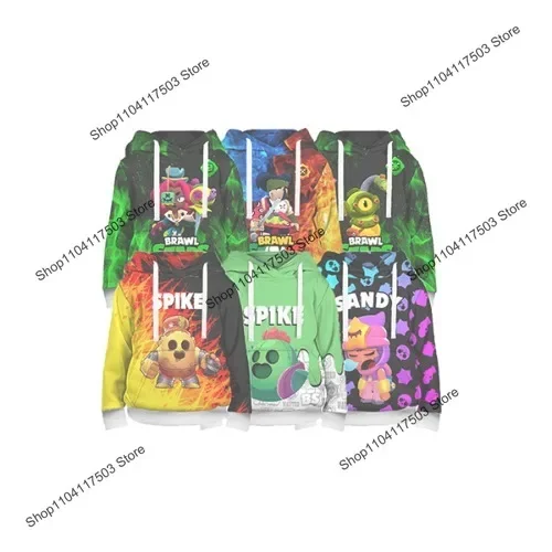 Winter Clothes Women Men Hoodie Kids Pullover Hoodies Sweatshirt Kenji Juju Shade Edgar Costume Clothing Age 4 7 8 10 11 12 13
