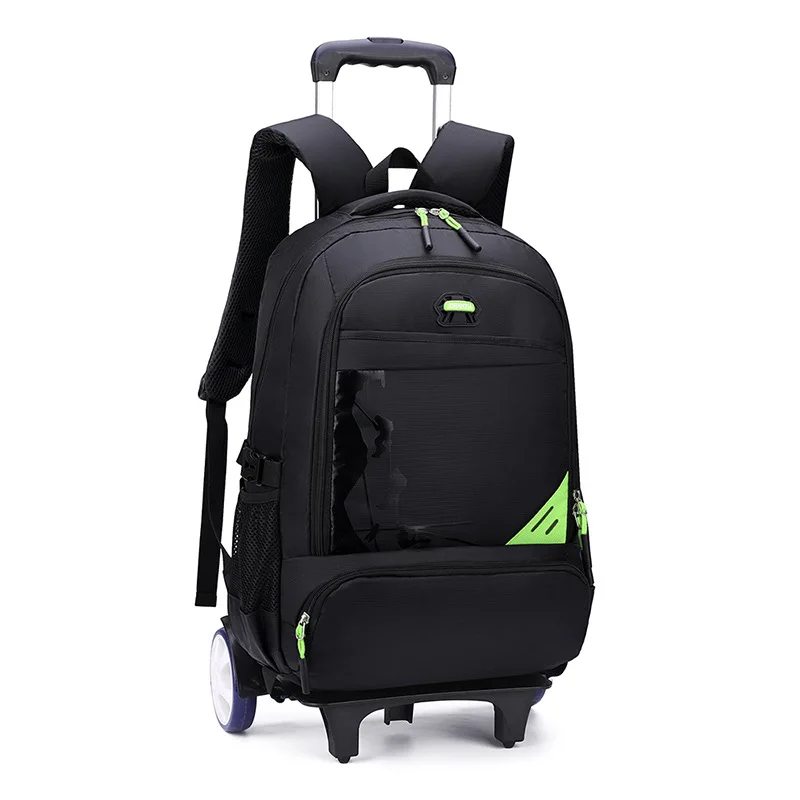 2022 Children Trolley school Backpack children School Bags For Grils boys kids Backpacks Removable Wheeled Bag teenagers Mochila