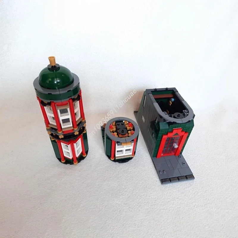 Фото 990 шт. MOC изумрудный империй, модульная модель, строительные игрушечные блоки, архитектура, рождественские подарки, сборная идея, образование, день рождения №3