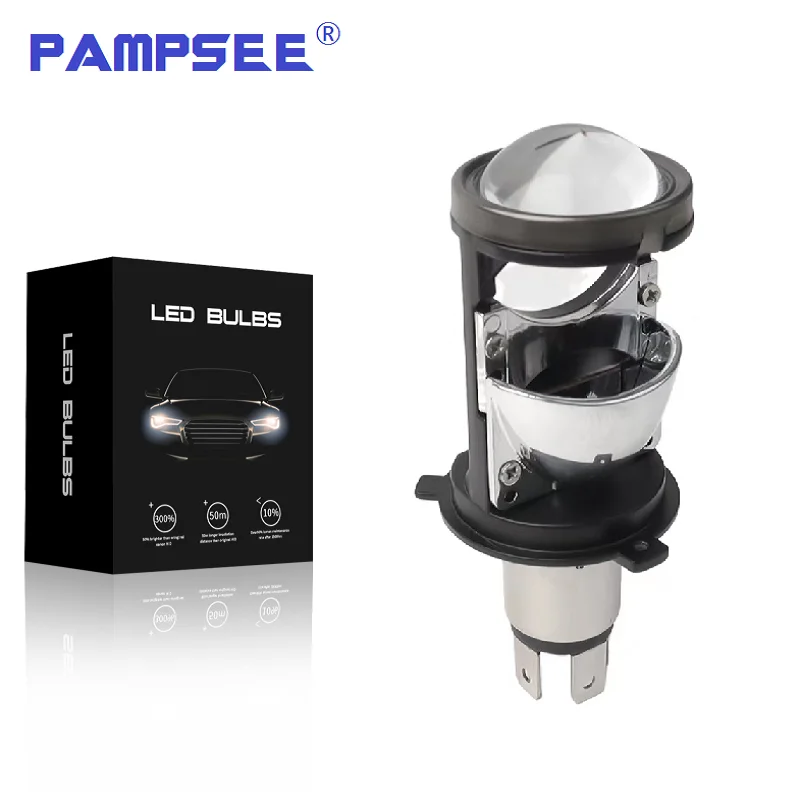 

1pcs CSP 12000Lm H4 LED Moto LED Moto Motorcycle Headlight Bulbs Lens 6000K white Hi Lo Lamp Motorbike Headlight Lamp MD004