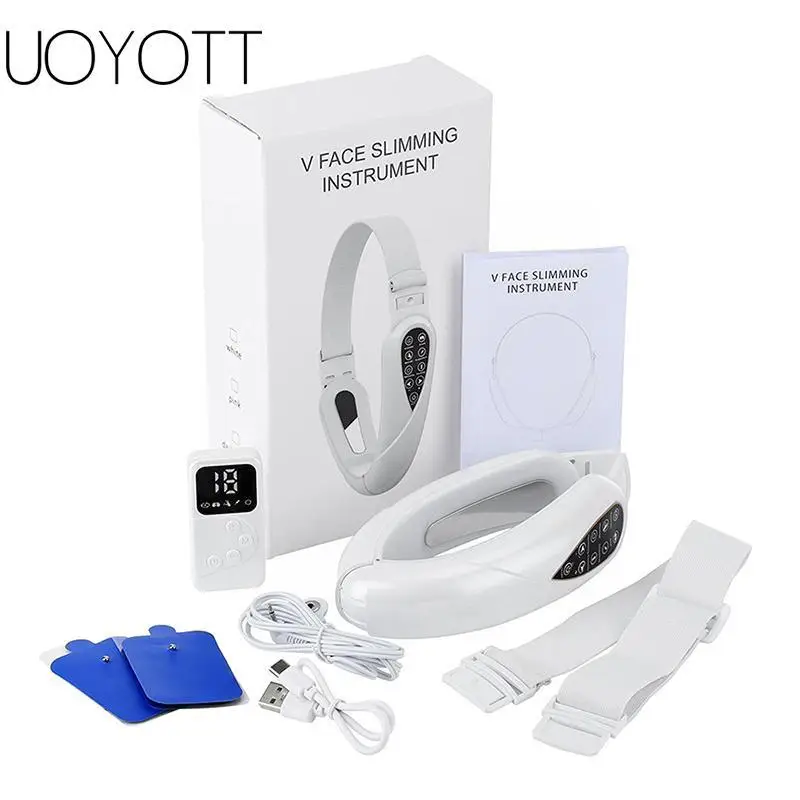 

Электрический аппарат для лифтинга лица, устройство для похудения лица, Вибрационный пояс, машина для подбородка с двумя щеками, V-образный ...