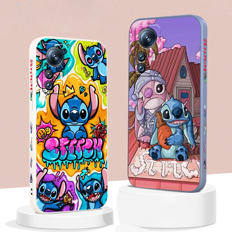 

Oil Painting Art Stitch Cute Phone Case For Xiaomi Mi 13 12S 12 12X 12T 11i 11T 11 10 10S Pro Lite Ultra 5G Liquid Left Rope