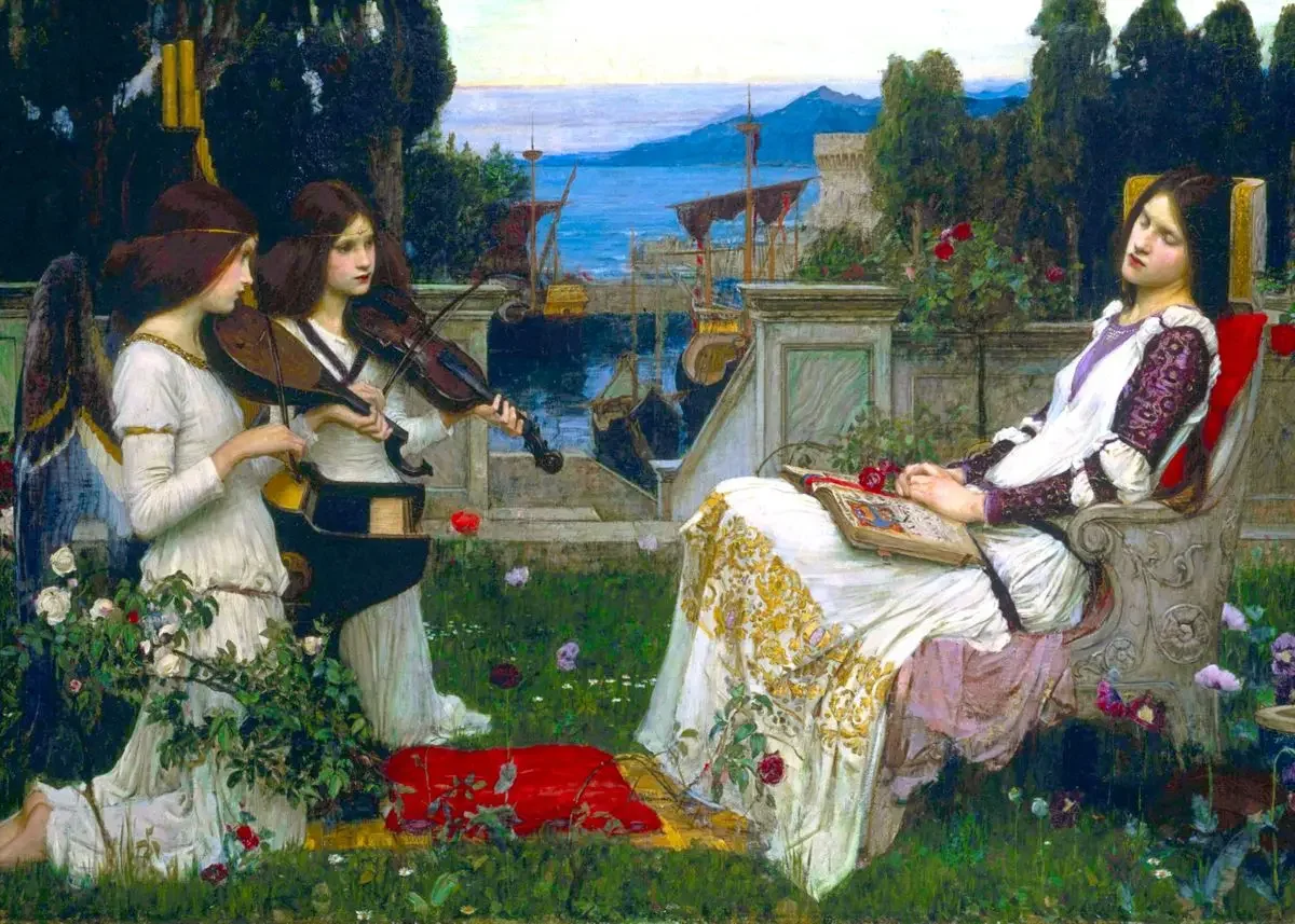

Художественный постер John William Waterhouse "Волшебный круг"