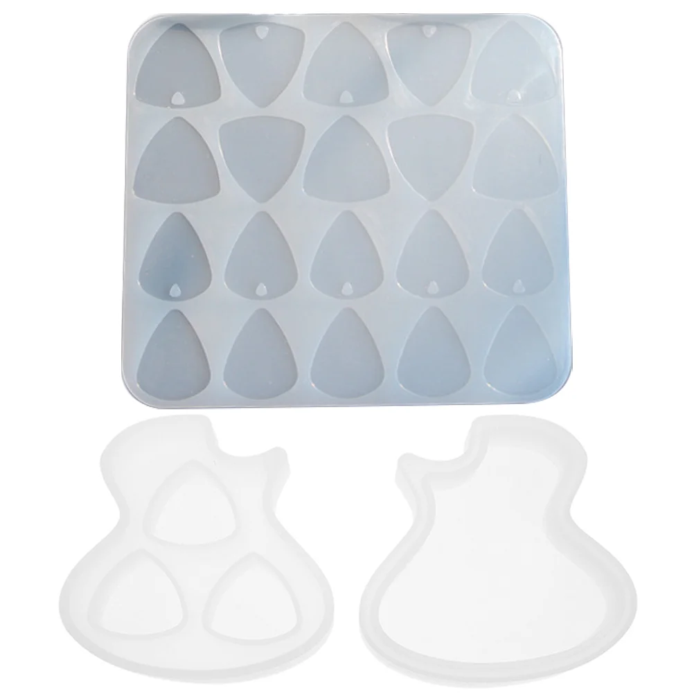 

Silicone Guitar Picks Molds Silicone Molds Resin Teardrop Resin Casting Silcone Molds Storage Box Casting Plectrums Molds