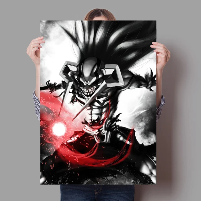 Японское аниме отбеливатель Kurosaki плакат Ичиго Картина на холсте настенное