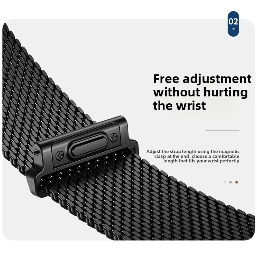 Фото Ремешок QuickFit 20/22 мм для Zeblaze Stratos 4/4pro/4 GPS/Vibe8 7/3Ultra Milanese Loop Band для Huawei GT6pro 46 мм с магнитной застежкой №3