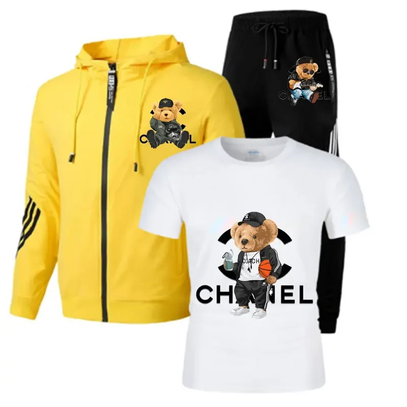 Мужской комплект свитшот и свитер большого размера