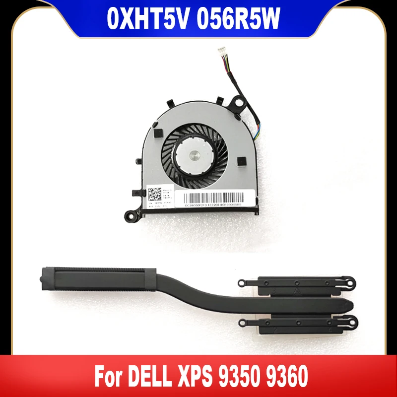 056R5W 0XHT5V Новый оригинальный охлаждающий вентилятор для ноутбука DELL XPS 13 9350 9360