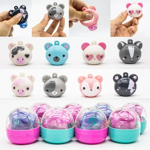 Мягкие игрушки-капсулы Moj Gashapon, игрушки для снятия стресса, подвески в виде милых животных, детские подарки на день рождения