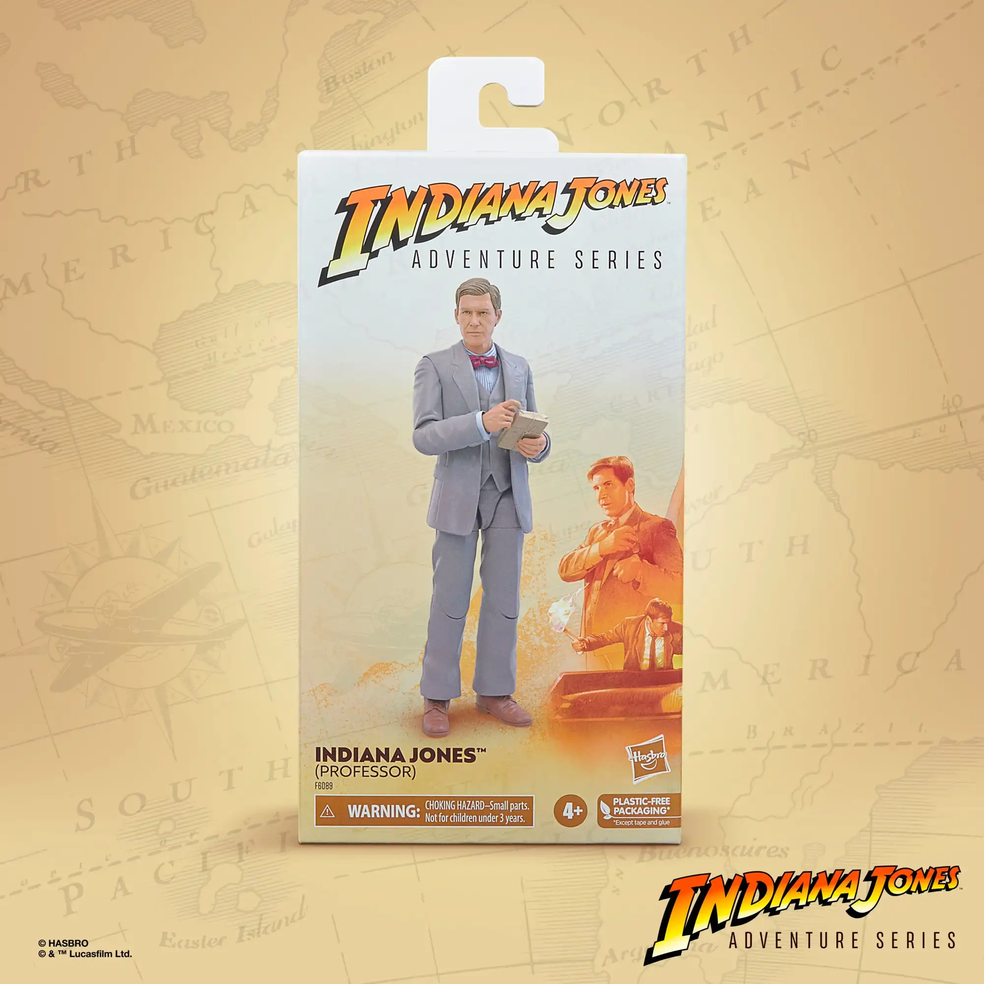 

Original Hasbro Indiana Jones Adventure Series Indiana Jones (Professor) 6 Inch Action Figure Collectible Model Toy Gift