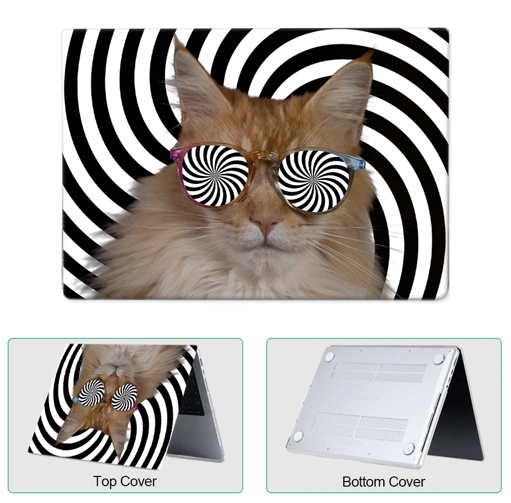 Чехол для Macbook Pro 13 пластиковый жесткий чехол MacBook Air дюймов 14 15 16 M1 M2 M3 A2991 A2992 A2338 с