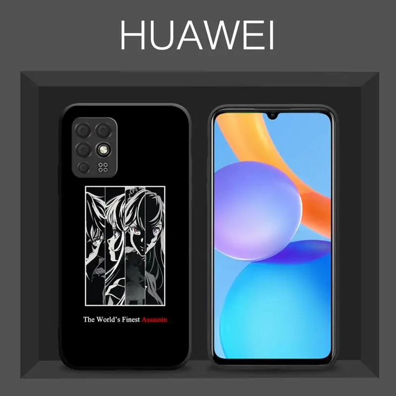 

Worlds Best Finest Assassin Lugh Anime Phone Case Black Color For Huawei P40 P30 P20 Pro Mate 20 lite Honor 10 10i 9x 8a 8x