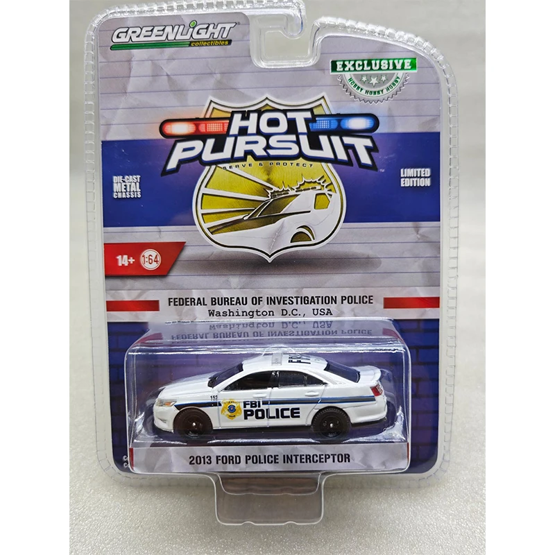 Greenlight 1/64 пропорции новый стиль детектив Ford Mustang голливудская серия литые модели