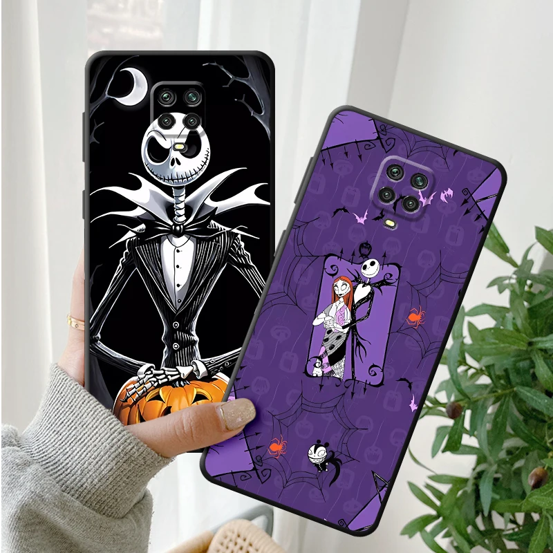 Чехол для телефона Disney Christmas Eve Skull Cool Redmi Note 8T 10 9 Pro 9S 9T 10S 11S 11 12 14 13 Soft Cover