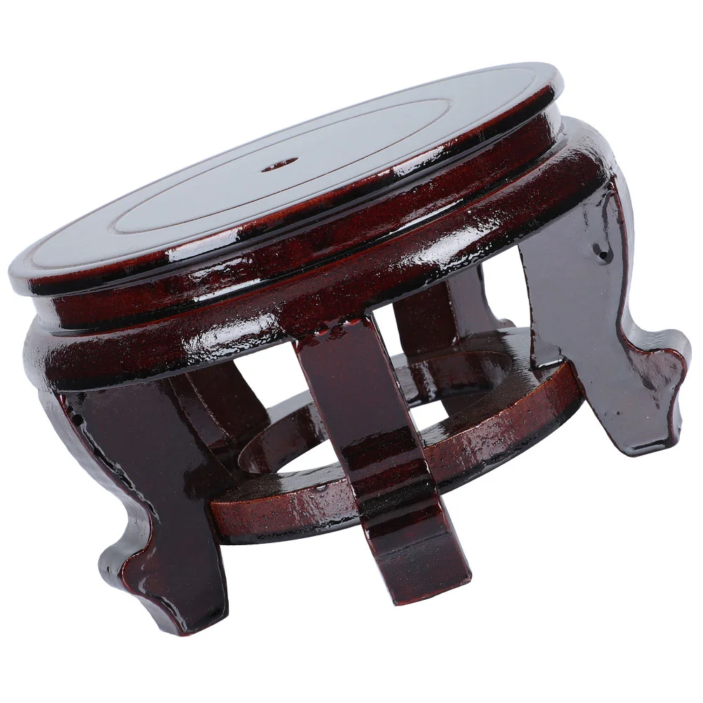 

Substrate Flower Pot Tray Plants Fish Tank Displaying Cakes Rack Wood Wooden Teapot Holder