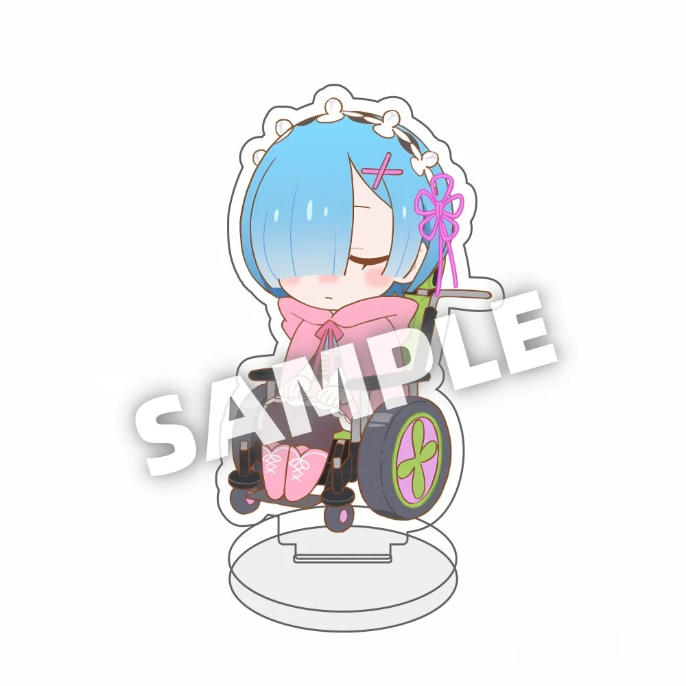 Фото Аниме Манга Re:Zero - Початок жизни в другом мире ‌   Брелки акриловая подставка Subaru Natsuki Emilia Rem Ram Беатрис фанаты подарки №5