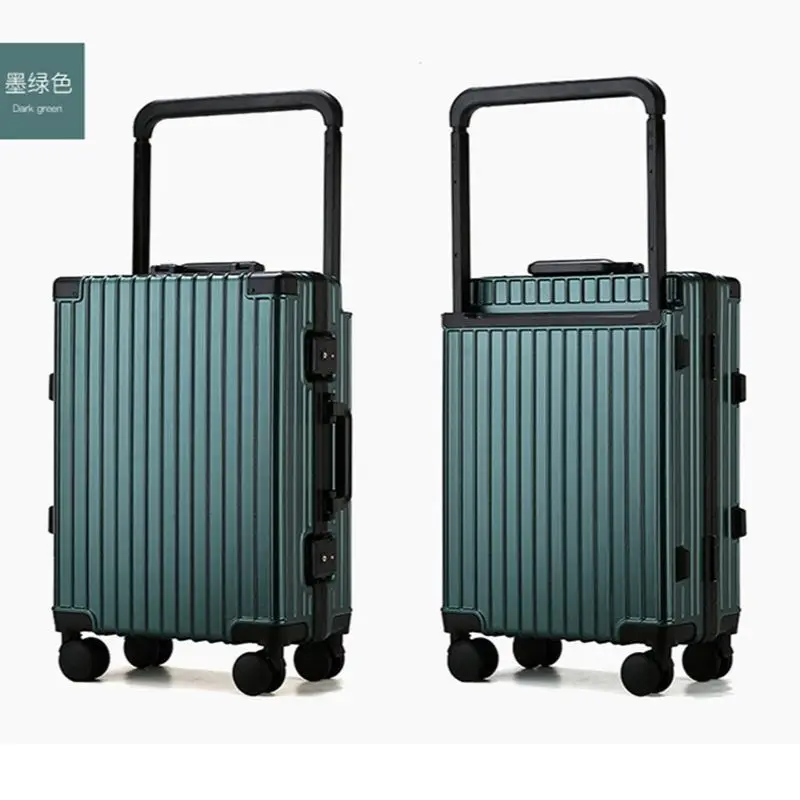 

Aluminum Frame Universal Rolling Luggage Wheel Wide Tie Rod Passcode Boarding Suitcase Trolley Case S14400-S14408 Morliron