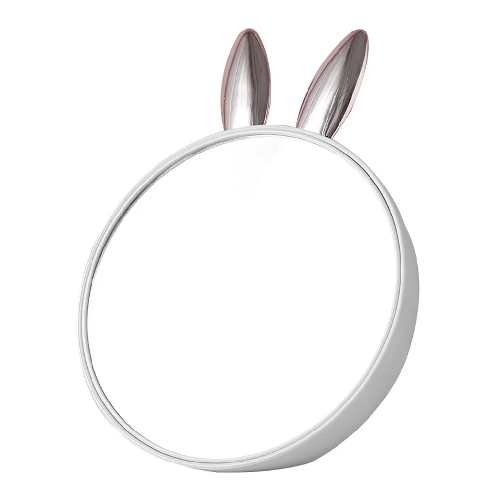 

Зеркало для макияжа с кроличьими ушами, настольное зеркало, креативное зеркало для макияжа, маленькое зеркало