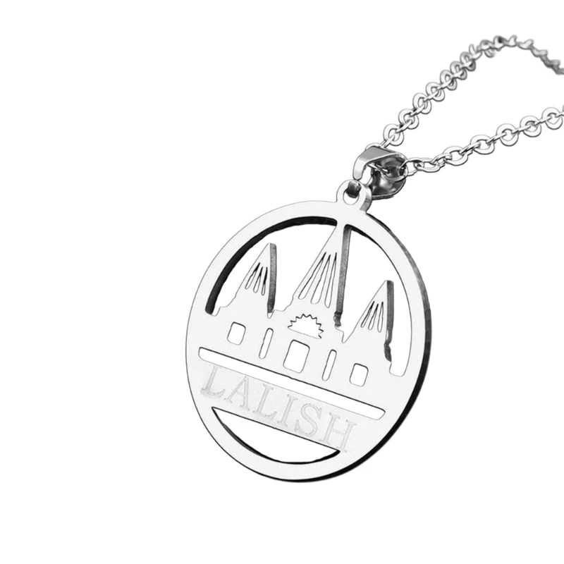 Язди Лалиш Храм Подвеска Ожерелье Унисекс Цепь Ключицы Аксессуар Орнамент