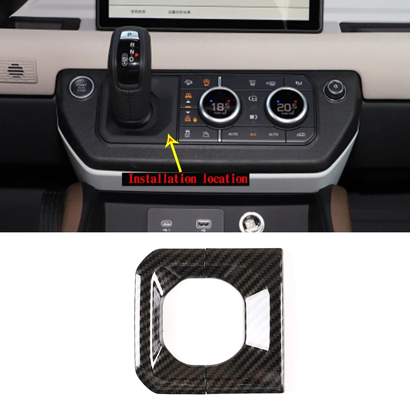 

For Land Rover Defender 110 2020-2021 Car Styling Gear Shift panel cover Interior Modification Accessories fast ship