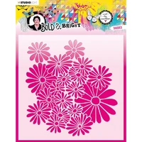 2022 spring blooming florals daisies abm bold stencil diy craft paper greeting cards scrapbooking coloring kids fun drawing mold