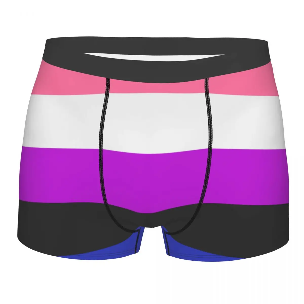 

Boxershorts Men Comforable Panties Set Genderfluid Pride Flag Underwear Man Boxer