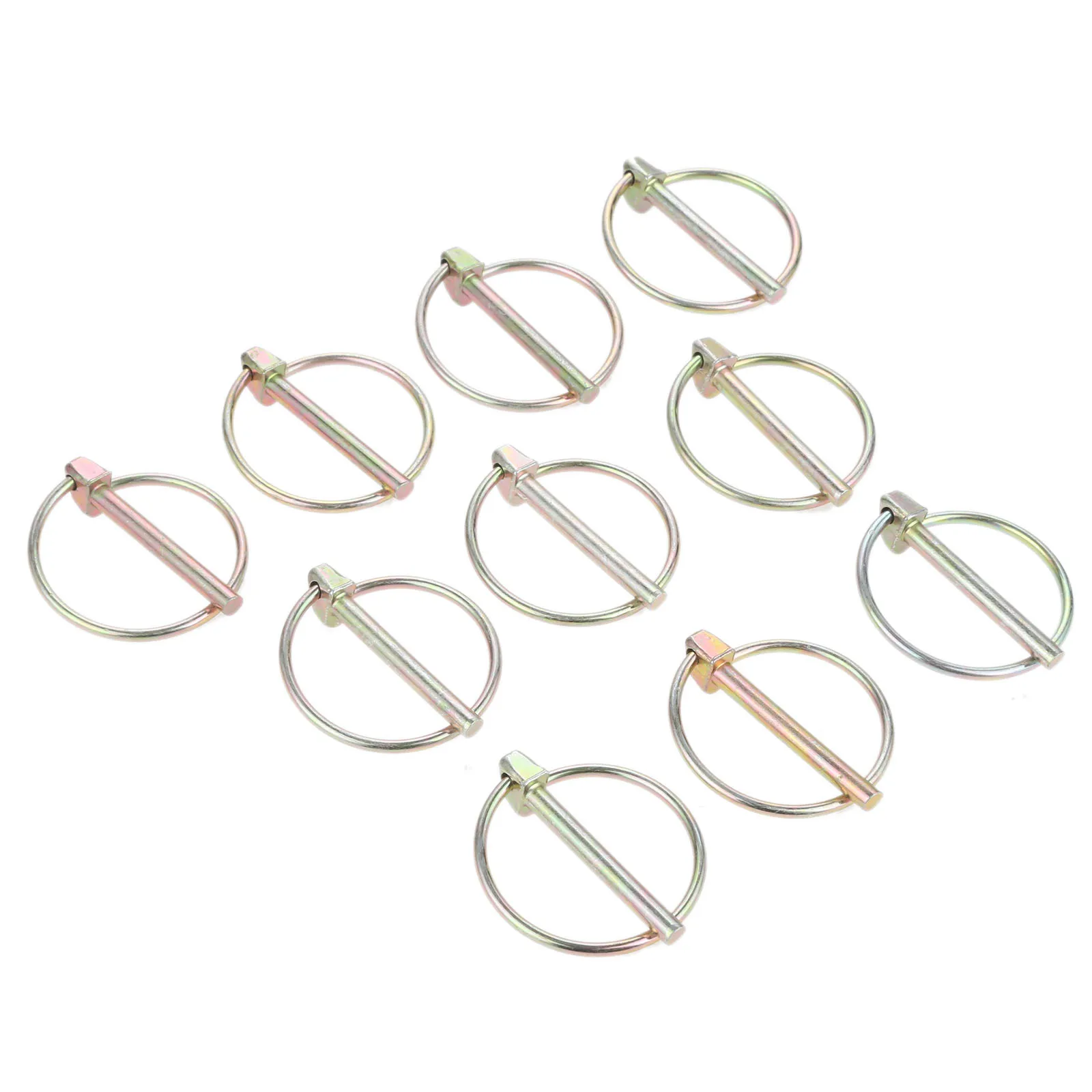 DRELD 10/5/2 шт. стальной сверхмощный лодочный штифт тягач прицепные грузовики штифтовые кольцевые зажимы для сельскохозяйственных прицепов грузовики косилки M4.5-M11