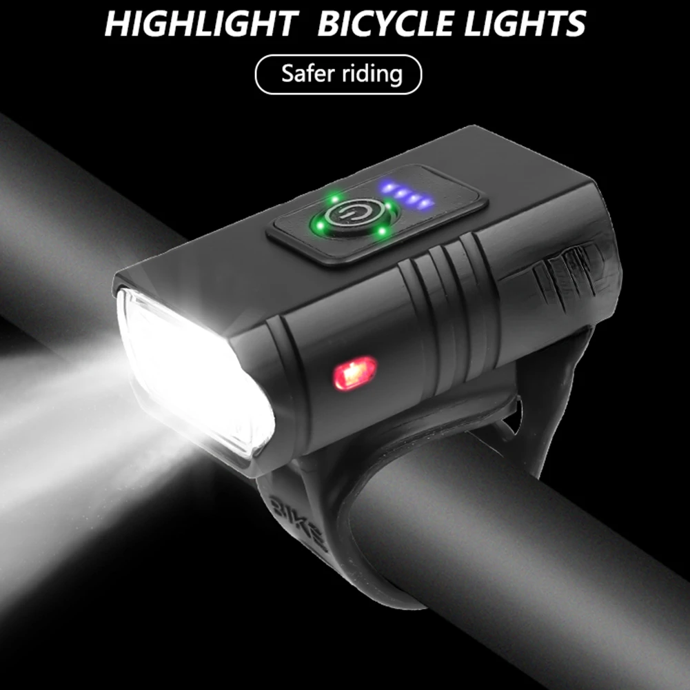 

LED Light 10W 800LM 6 Modes USB Rechargeable Power Display MTB Mountain Road Bike Front Lamp Cycling Equipment