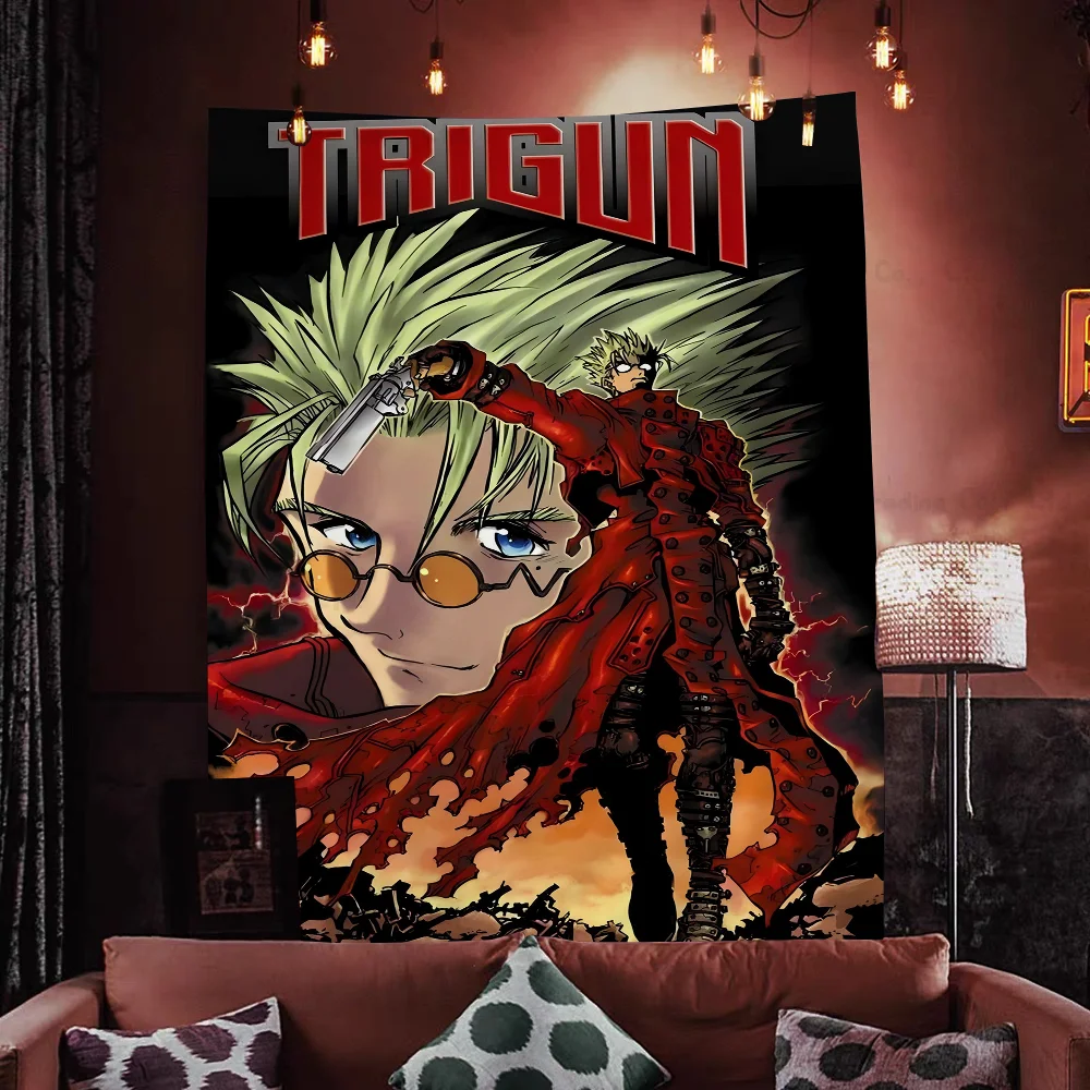 Аниме Trigun висит богемный гобелен дешевый хиппи настенный Мандала домашний декор