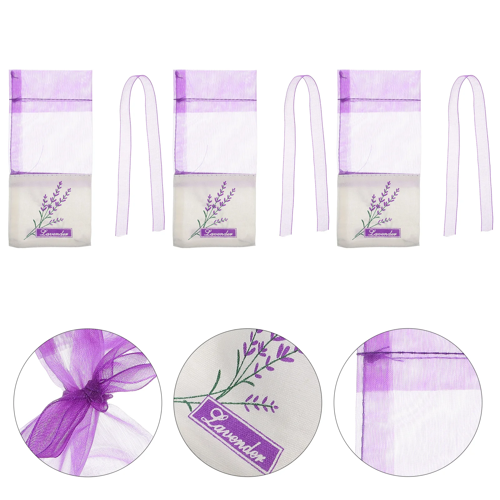 

Lavender Sachet Sachets Organza Drawstring Fragrance Purple Jewelry Pouches Empty Gift Gauze Forfavor Ramie Sacks Cotton Scented