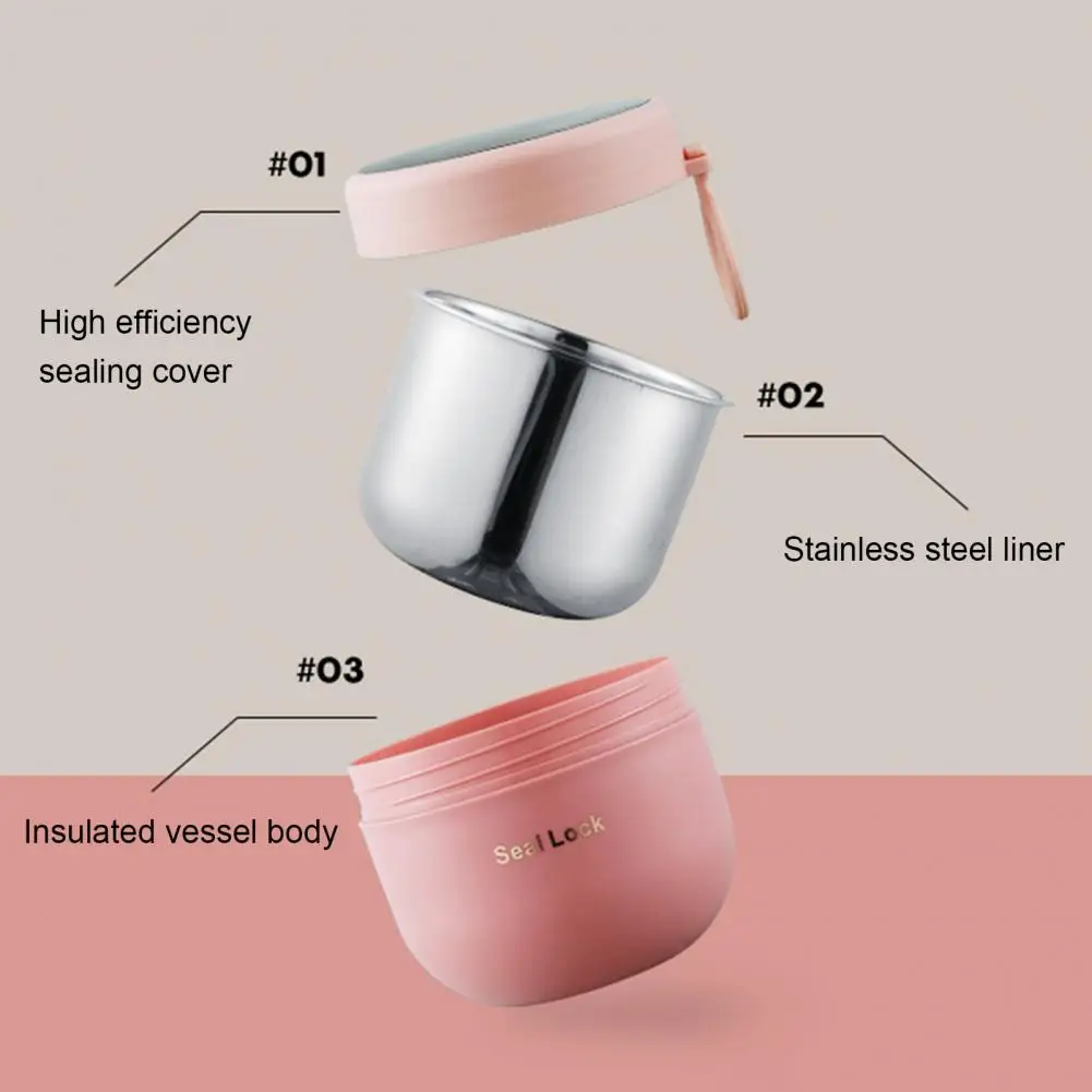 Термоемкость для еды изолированная чашка супа контейнеры Ланч-бокс из