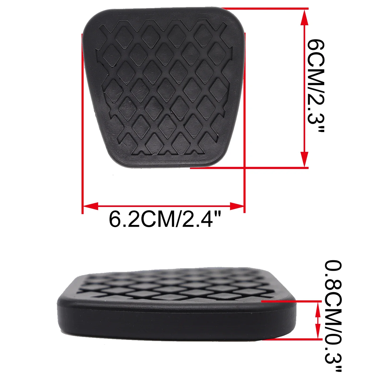 Автомобильные резиновые накладки на педаль тормоза сцепления аксессуары для Honda