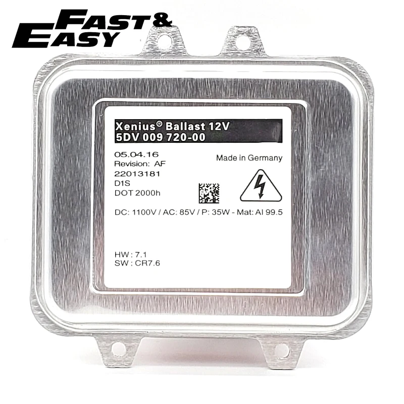 

OEM 5DV 009 720-00 Работа без ошибок D1S D1R HID Ксеноновый балласт Блок управления стартером для Opel Astra J Opel Insignia A