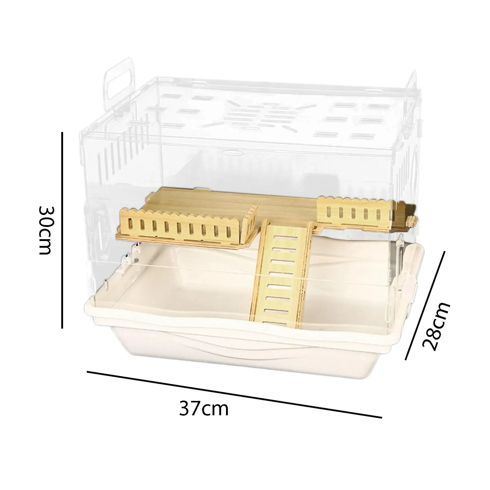 Акриловый Прозрачный Мини-дом Для Морских Свинок Хомяков Клетка Маленьких