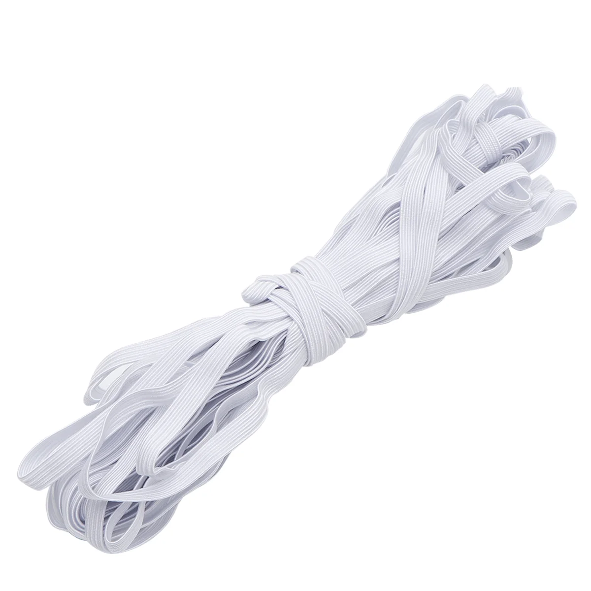 

Elastic Band Sewing Bands Spool Stretch Knittingrope Cord Knit Flat White String Strap Diy Springy Braided Tapehigh Cords 4