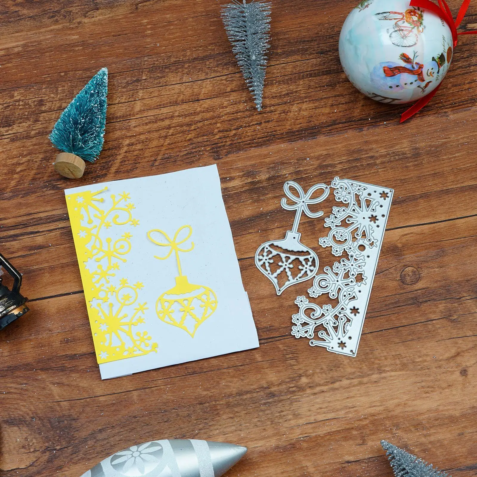 

Christmas Snowflake Lantern Cutting Die Diy Scrapbooking Mold Stencil Tools Embossing Rectangle Template Cutting Craft Albu C4e2