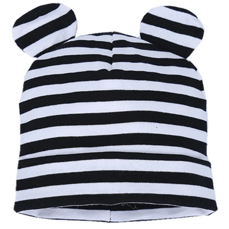 

New Spring Autumn Baby Hat Cute Ear Cotton Boys Girls Cap Scarf Infant Hats Casual Kids Knitted Cap Winter Children Hat Scarf