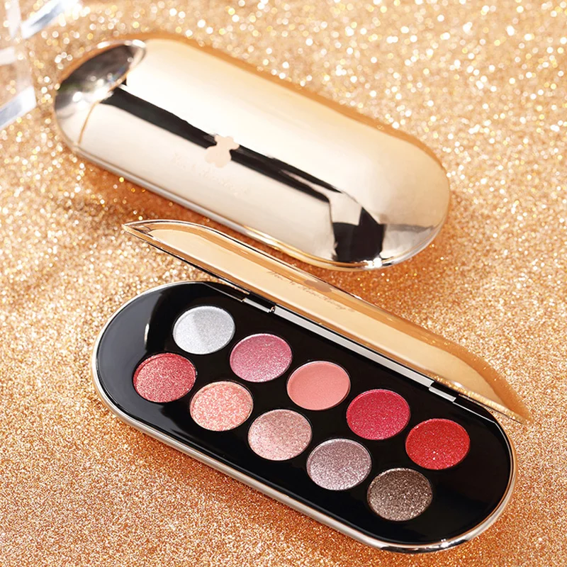 

Winnie Bear Cosmic Starry Sky Bright Eyeshadow Ten Color Eyeshadow Not Halo No Makeup Lasting Waterproof and Sweatproof