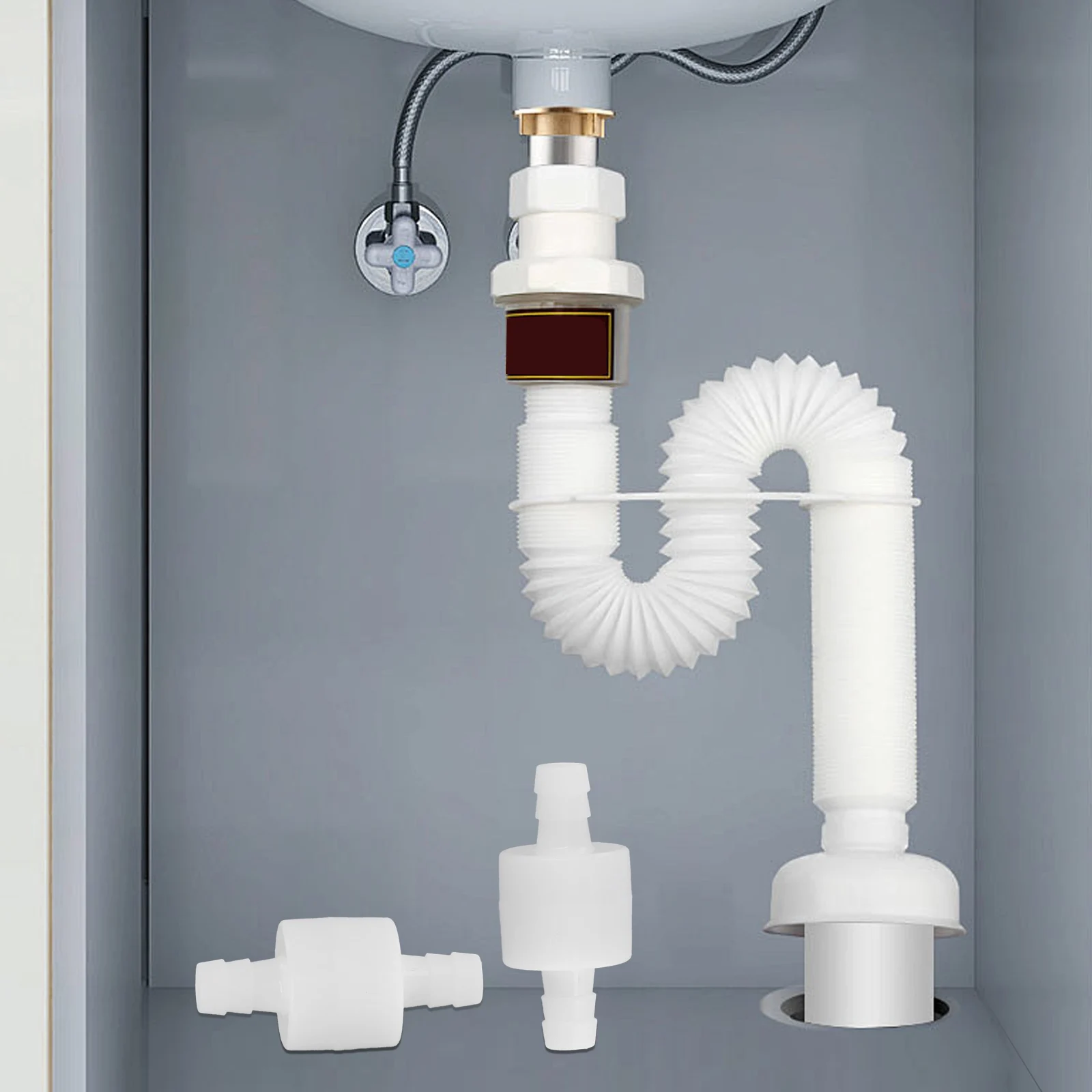 4 мм 6 8 10 12 внутренний шланг пластиковый белый обратный клапан односторонний для