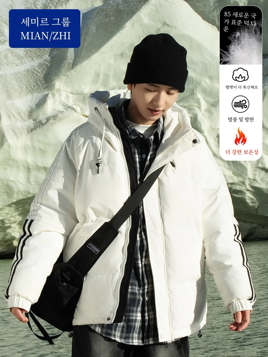 Senma up Хлопковая пуховая куртка Мужская зимняя одежда 2024 Новый американский