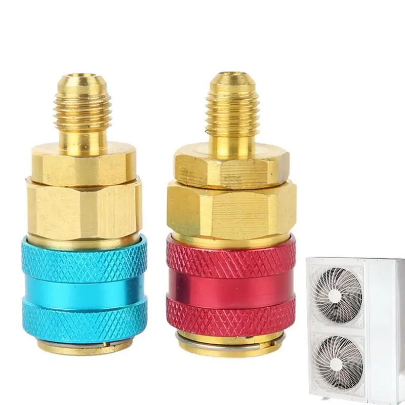 

R1234YF к R134a быстроразъемный соединитель для автомобильного шланга Адаптера фитинги для автомобильного кондиционера аксессуары для автомобиля 1 пара