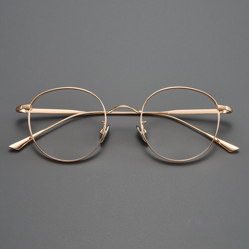 ity najwyższej jakości ręcznie robione tytanowe okulary optyczne rama mężczyźni kobiety luksusowa marka Vintage kwadratowe ultralekkie