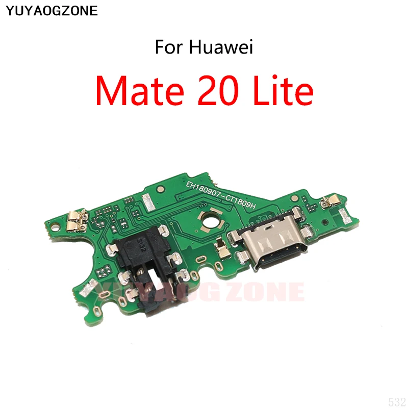 

10 шт./лот для Huawei Mate 20 Lite USB зарядная док-станция гнездо разъем зарядная плата гибкий кабель