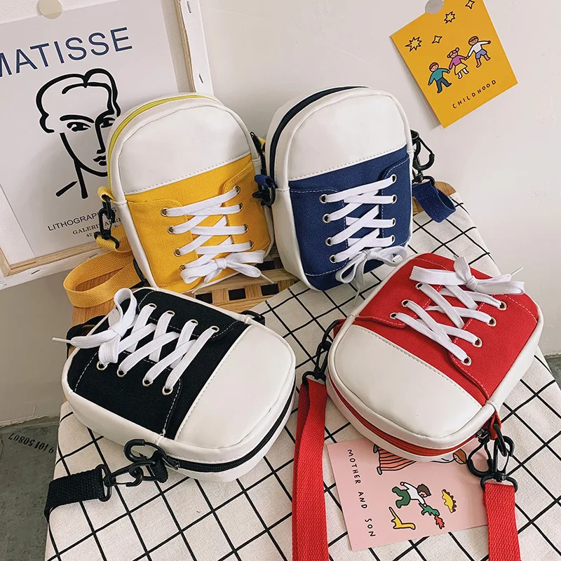 New Women Bag Canvas Bag Fashion Creative Personality Shoes 