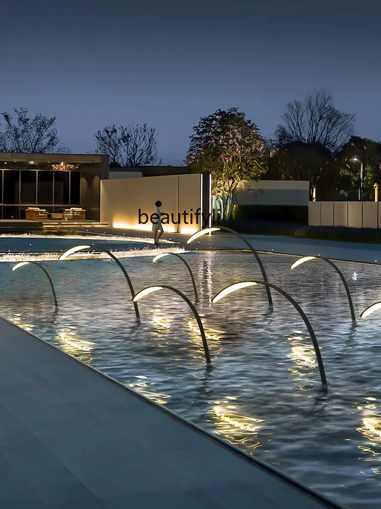 

Внешний светильник zqexternal, креативная лампа для поверхности воды, для бассейна, парка, ландшафта, атмосферное освещение, садовая лампа, водон...