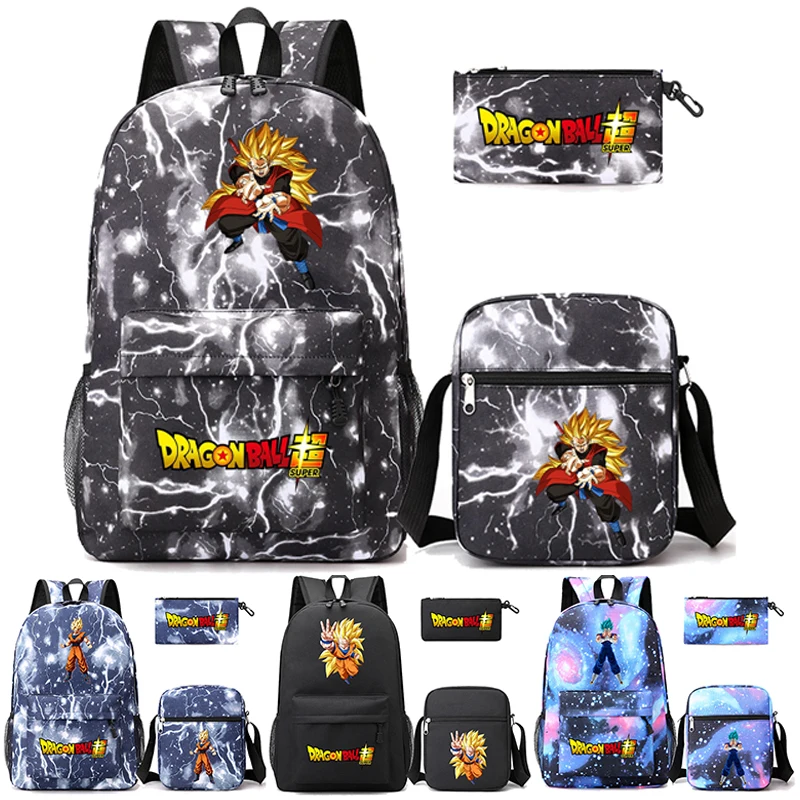 3 шт./комплект рюкзак с принтом Драконий жемчуг